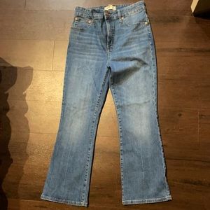 Madewell jeans curvy Cali demi boot